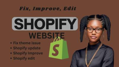 I Will Fix Shopify Theme Errors, Debug Issues, and Optimize Your Store’s SEO