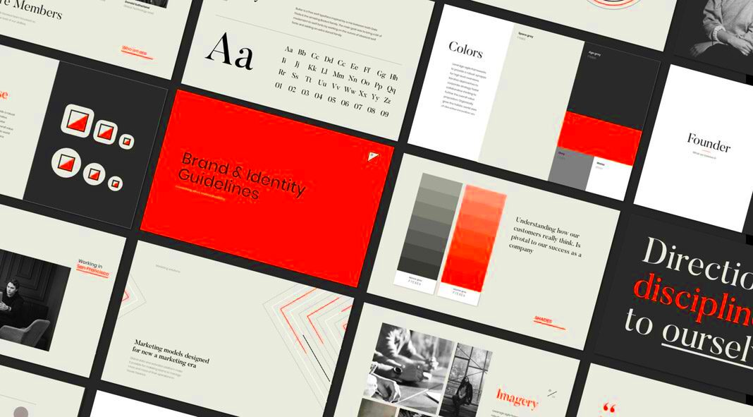 Branding Guidelines Template for Adobe Photoshop Illustrator and Sketch