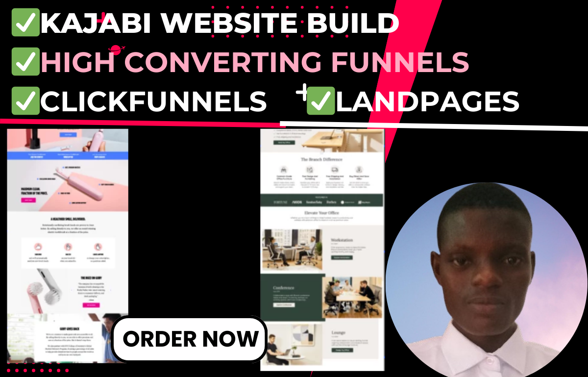 I Will Build Sales Funnel Pages with Kajabi & ClickFunnels – Expert SEO Optimization