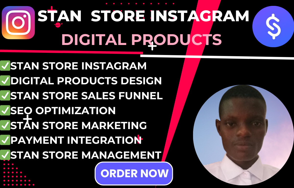 I Will Setup Stan Store Instagram Digital Products SEO and Sales Funnel