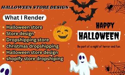 I Will Set Up Halloween Print on Demand Dropshipping Shopify Store