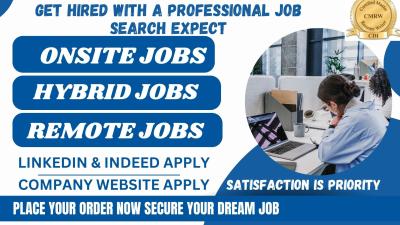 I Will Search and Apply for Remote Job Applications or Find Online Jobs