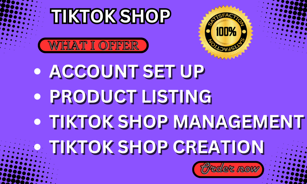 I Will Setup TikTok Shop, TikTok Ads, and Do TikTok Marketing