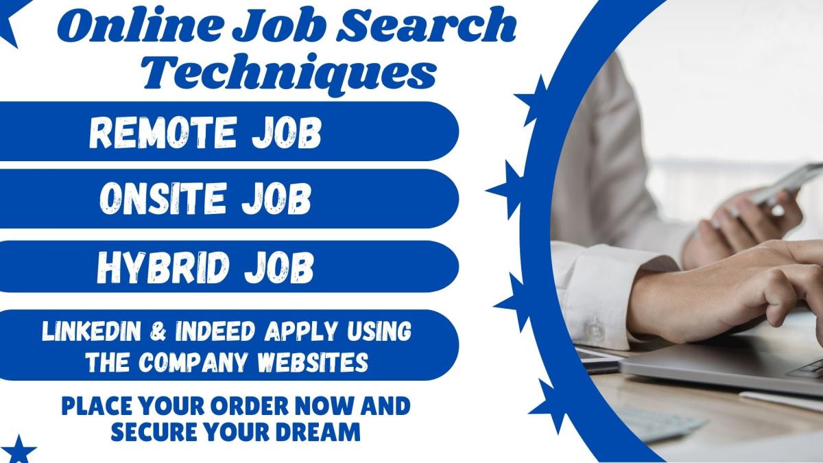 I Will Search and Apply for Remote, Onsite, and Reverse Recruit Job Applications