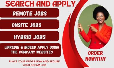 I Will Conduct a Job Search and Apply for Engineering, Teaching, Federal, and Medical Positions