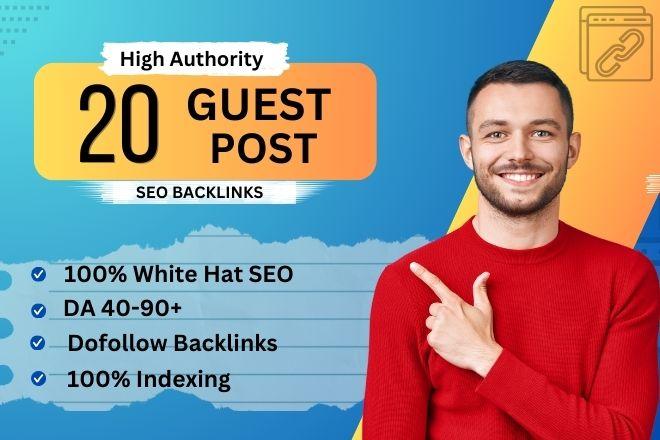 Get 10 High DA PA Premium Guest Post Backlinks for Your Website