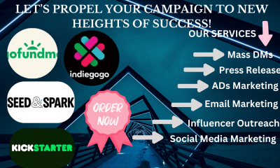 I Will Promote Your Crowdfunding Campaign on Kickstarter, Indiegogo, and GoFundMe