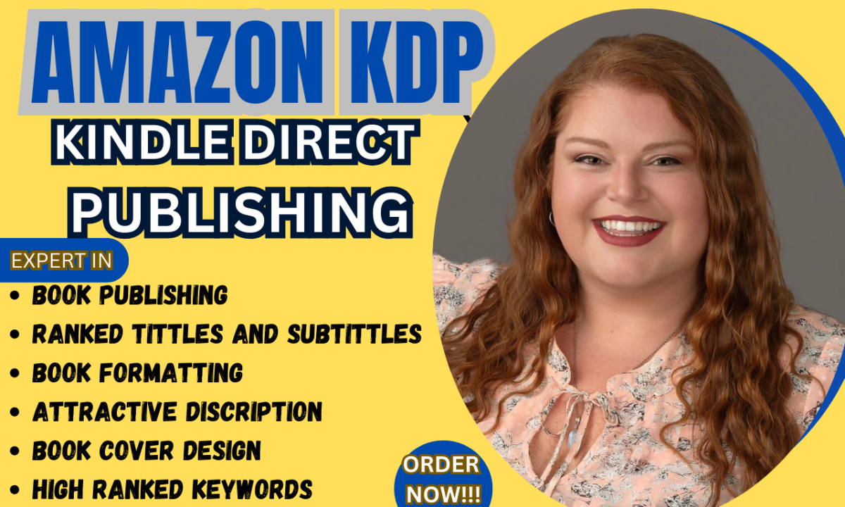 I Will Do Amazon KDP Book Publishing, Formatting, and eBook Marketing