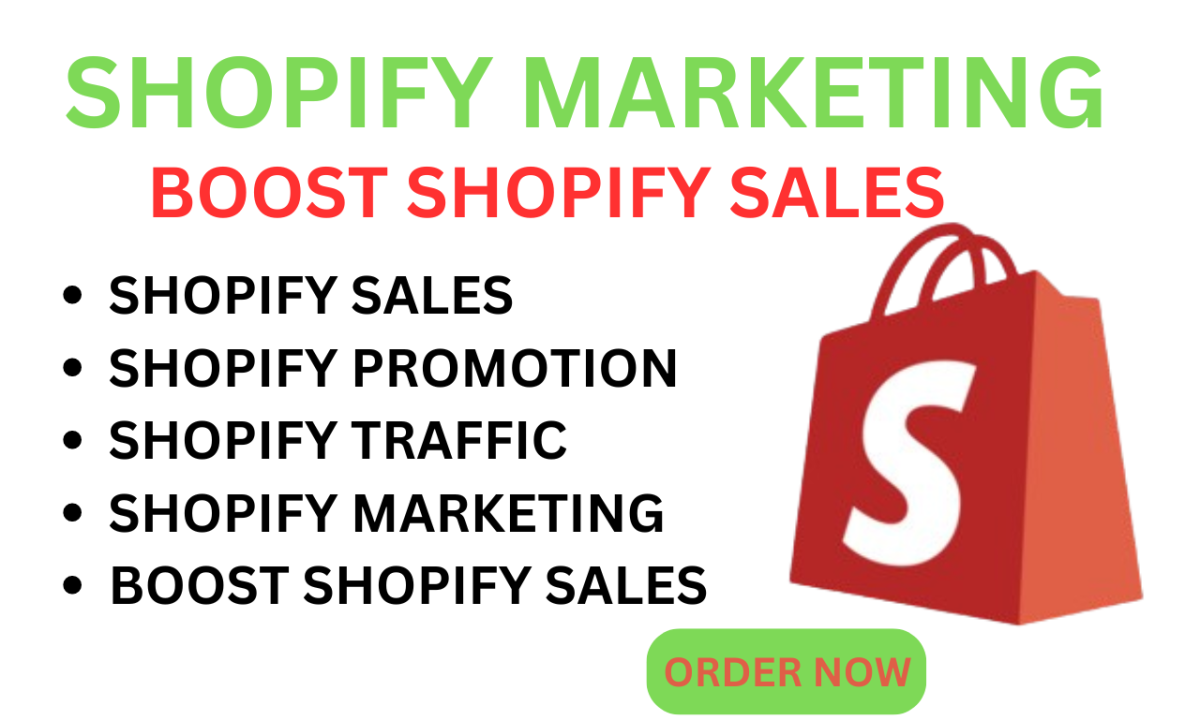 I Will Be Your Shopify Marketing Manager to Boost Your Ecommerce Sales