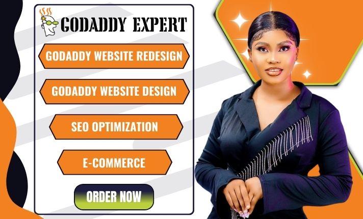 I Will Design and Redesign GoDaddy WordPress Websites