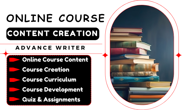 I Will Write Online Course Content and Create Engaging eLearning Course Curriculum