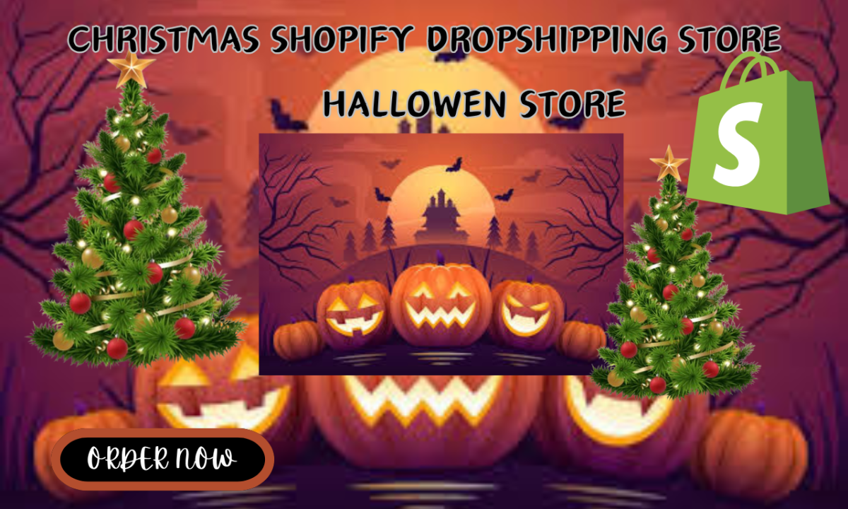 I Will Create Halloween Shopify Store, Christmas Ecommerce Dropshipping Website