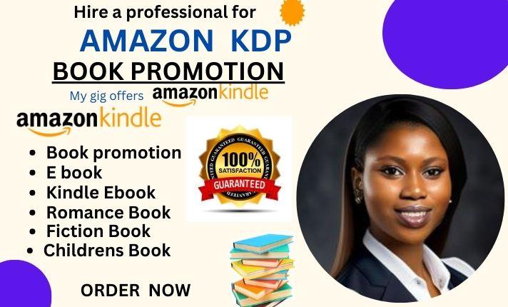 I Will Do Book Promotion, E-Book Promotion, and Kindle Book Publishing