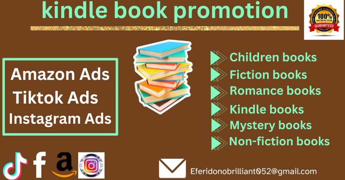 I will do book and ebook promotion