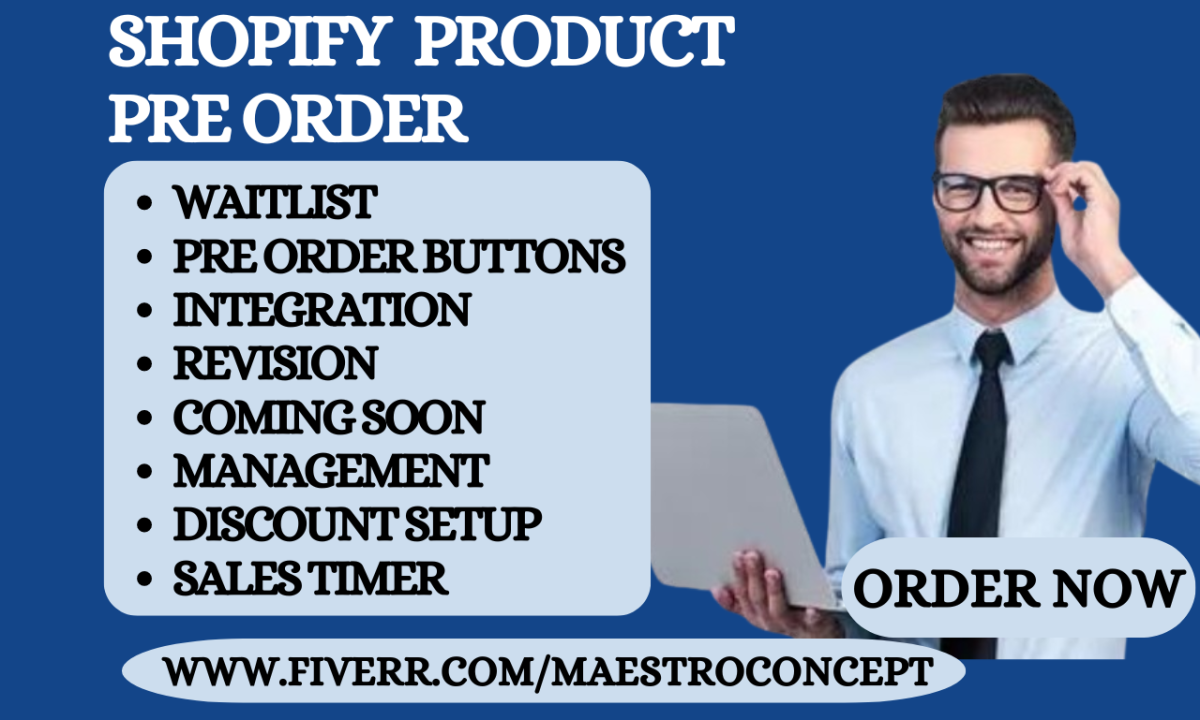 Design Shopify Store Product Pre-Order with Appikon Notify, Alpha PQ & Globo