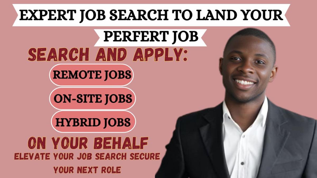 I will job search apply to jobs reverse recruiter on your behalf