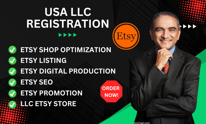 I will create USA llc etsy shop listing optimization, etsy SEO