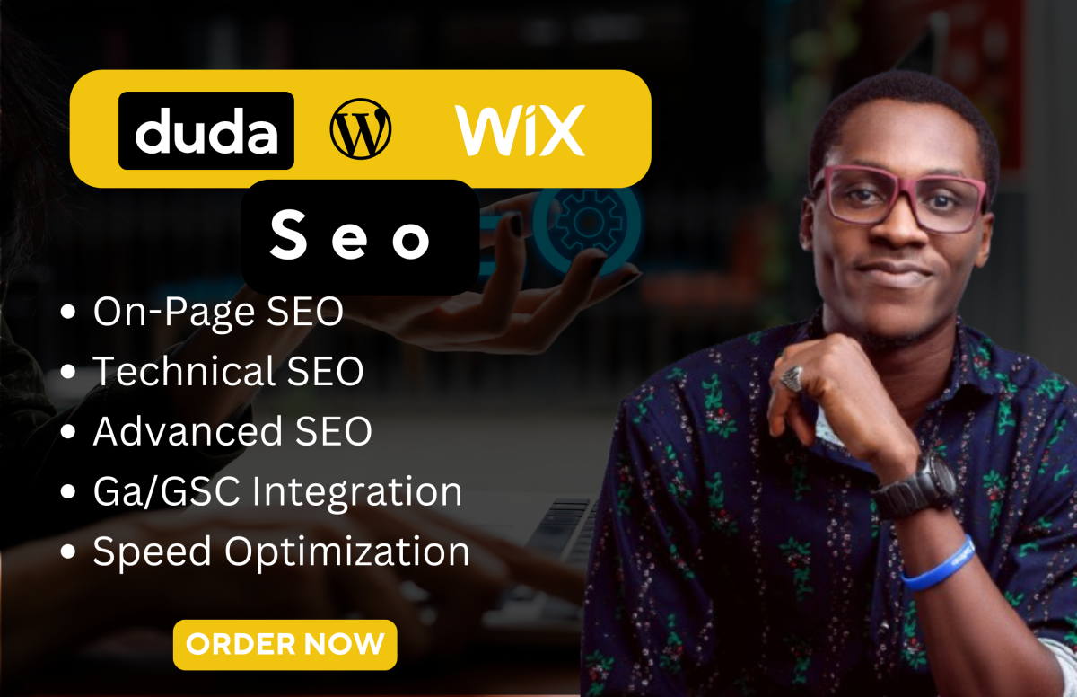 I will offer wix, wordpress, and duda SEO services for google ranking