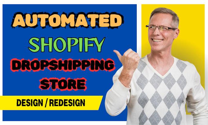 I will build shopify dropshipping store, redesign shopify store, shopify website