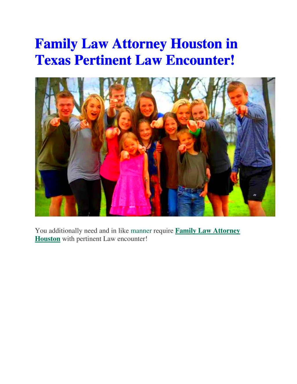 PPT Family Law Attorney Houston in Texas Pertinent Law Encounter 