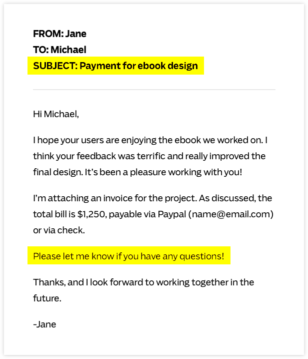 4 Easy Steps on How to Ask for Payment Through an Email