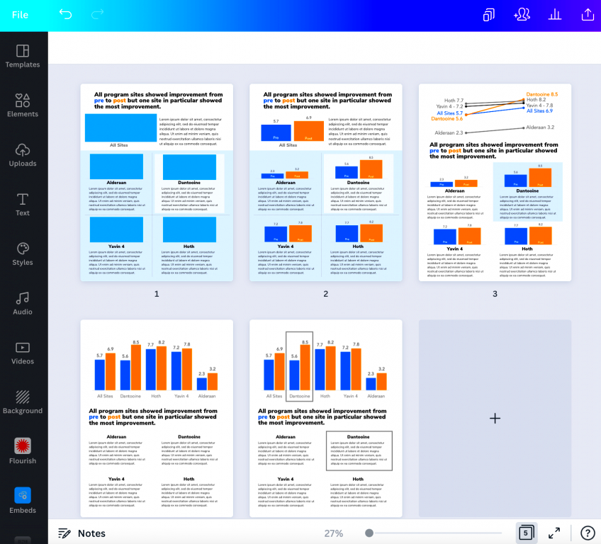 How to create a two step infographic with Excel and Canva