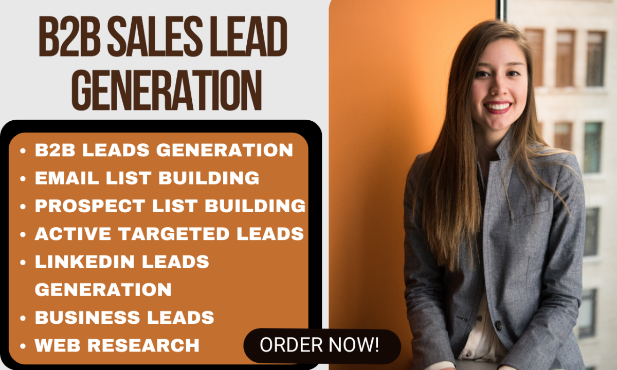 provide targeted b2b lead generation, business email lead, sales funnel