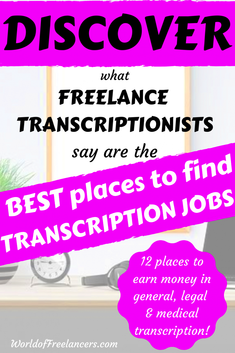 Top 12 Places Transcriptionists Get Transcription Jobs World of 