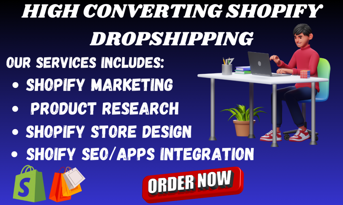 I Will Design and Redesign Your Shopify Dropshipping Store