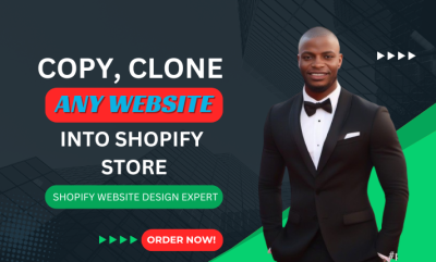 I Will Expertly Clone Your Shopify Store with Elegant Design Duplication and Custom Copy Service