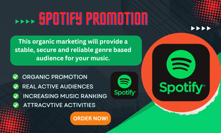 I Will Boost Spotify Plays and Make Your Tracks Go Viral as a Music Promotion Expert