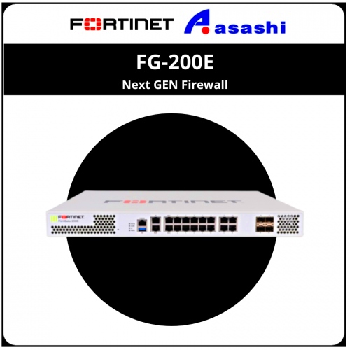 FortiGate FG 200E BDL Hardware plus 1 Year 8x5 FortiCare and FortiGuard 