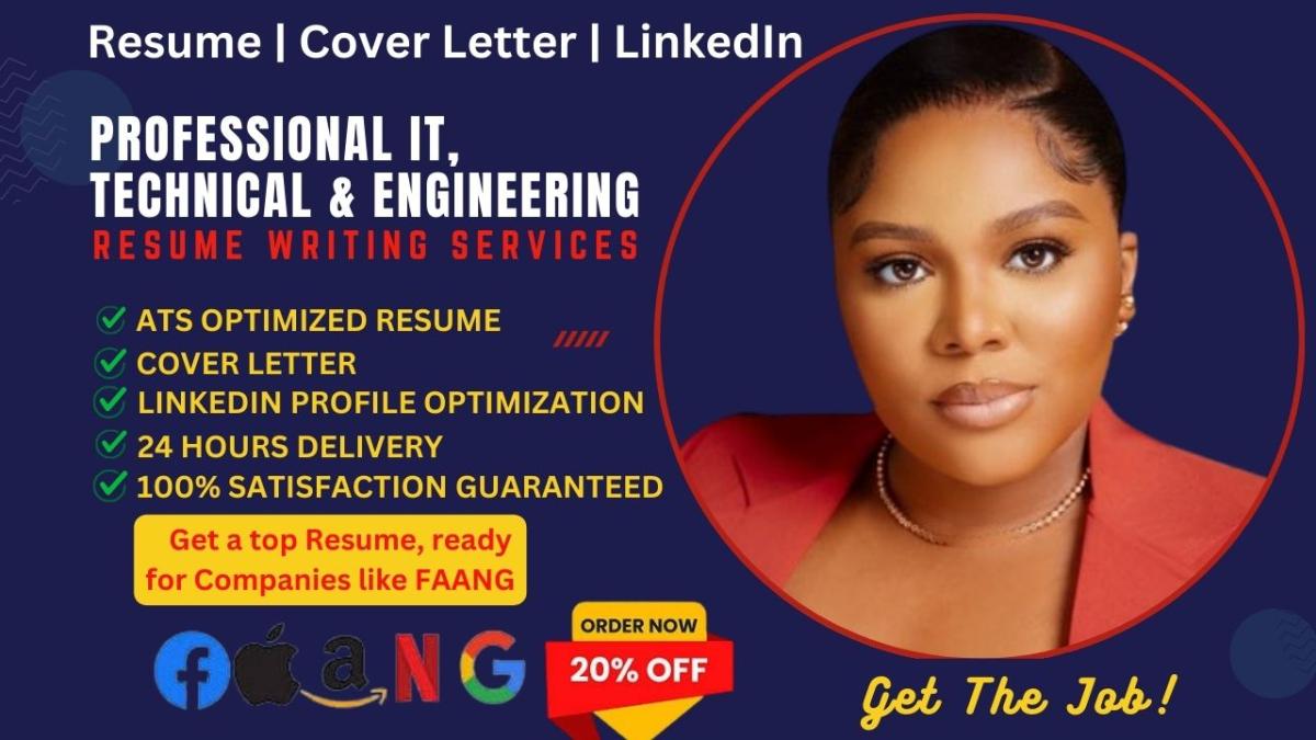 I Will Create Job-Winning Resumes for Engineering, IT, Cybersecurity, and Construction