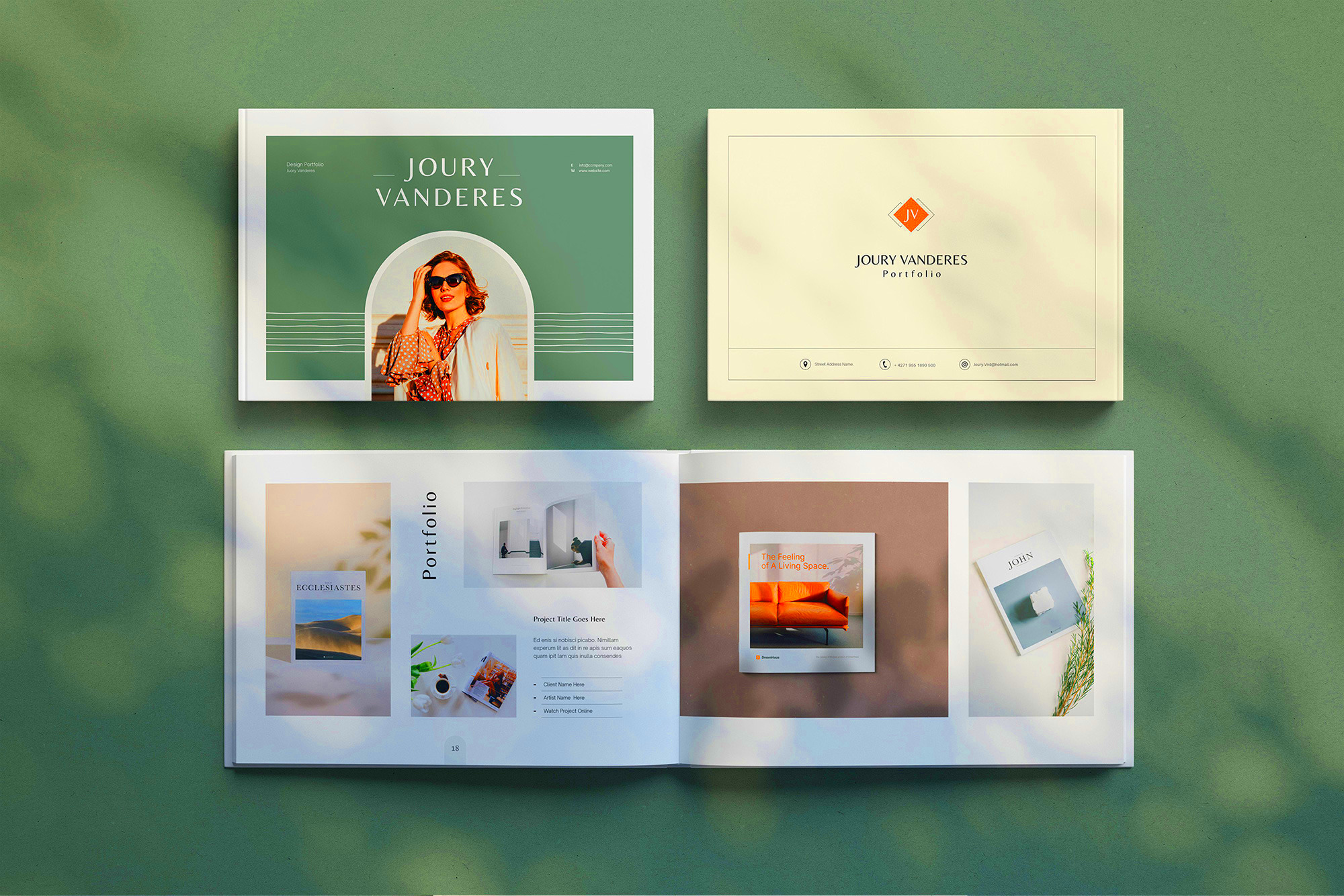 CANVA Portfolio Template InDesign Templates Creative Market