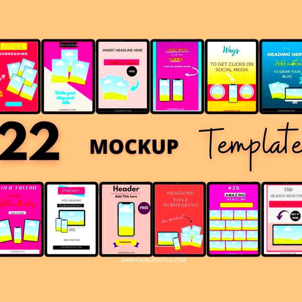 Canva Mockup Templates