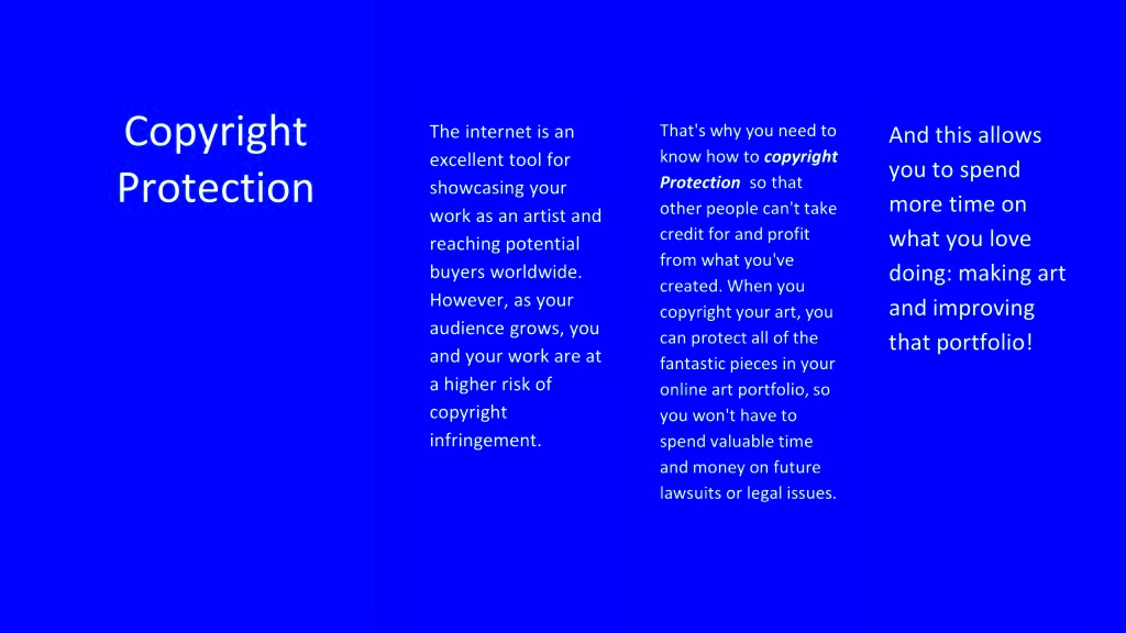 PPT How to protect your work by using Copyright Protection PowerPoint 