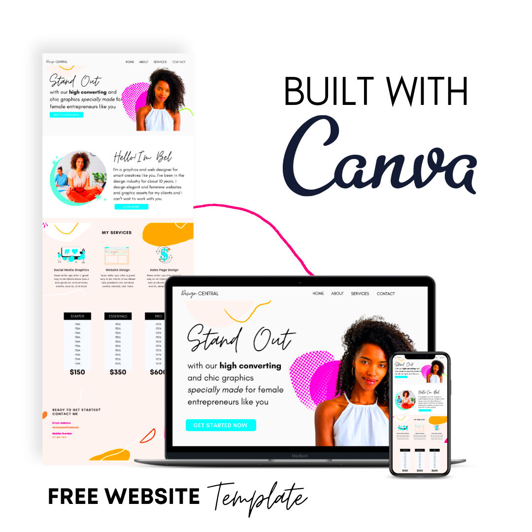 How To Use Canva Website Templates