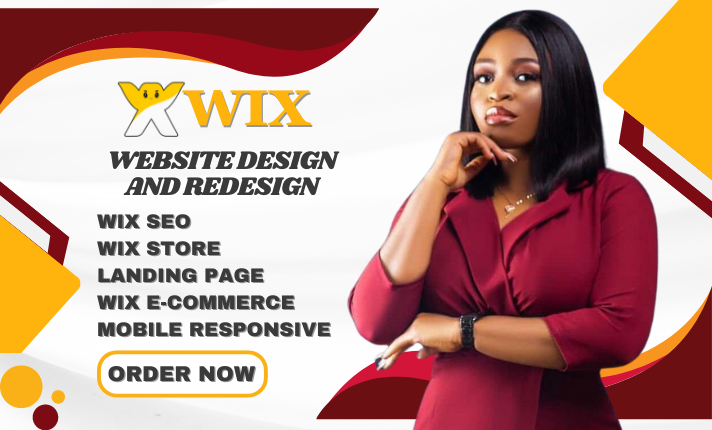 I Will Design or Redesign Your Wix Website & Create a Stunning Wix Ecommerce Store