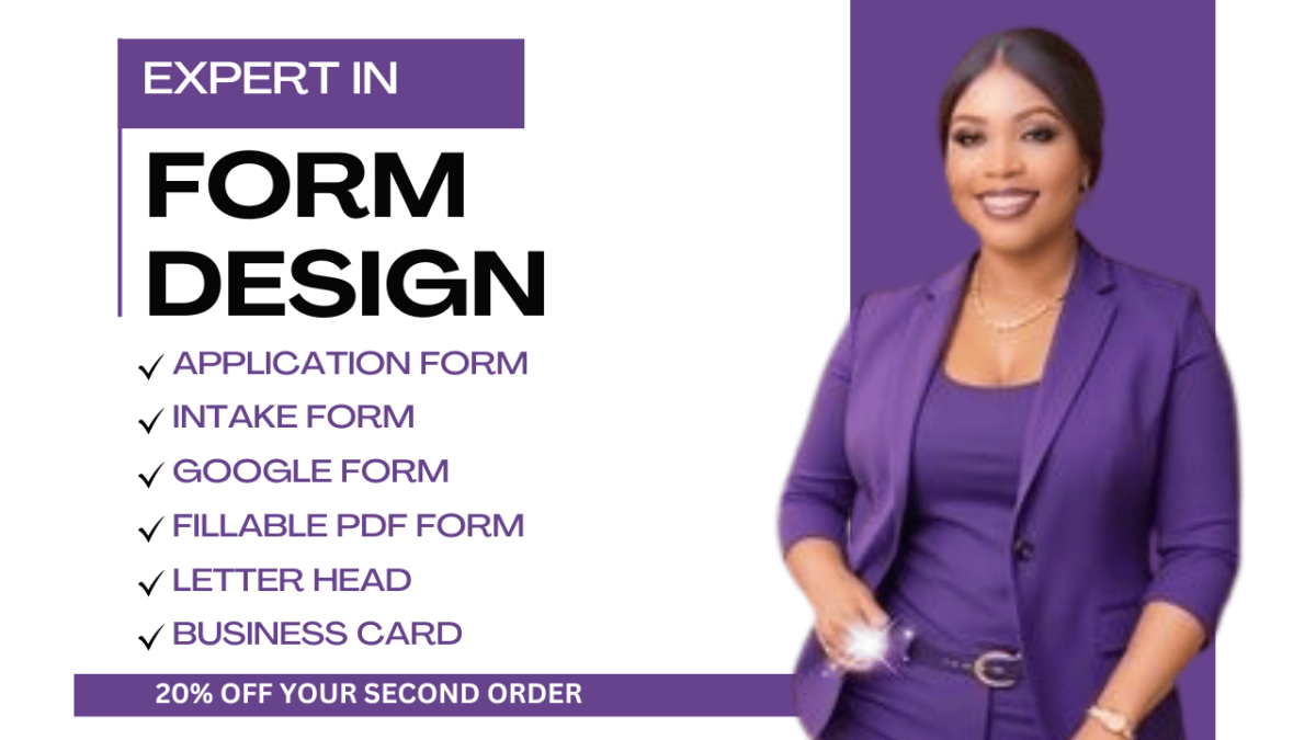 I Will Redesign or Design Your Intake Form / Google Form in Just 2 Hours