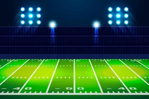 Gradient Football Field Background – Free Download