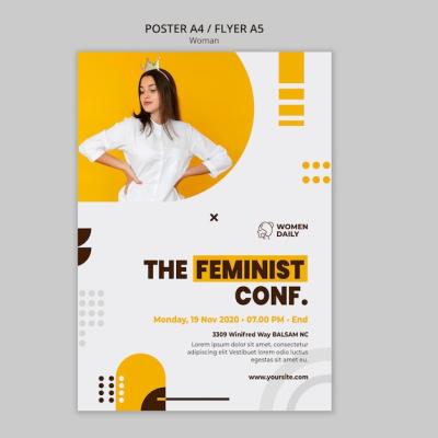 Feminism Conference Flyer Template – Free Download