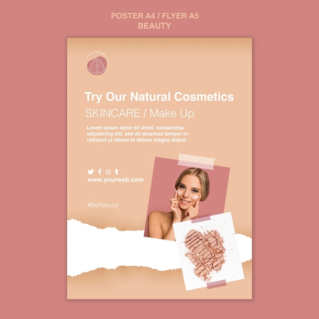 Beauty Concept Flyer Template – Free Download