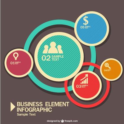 Business Infographic Featuring Circles – Free Stock Photo, Download for Free