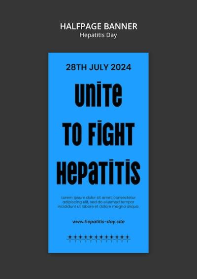 Hepatitis Day Template Design – Download Free Stock Photo