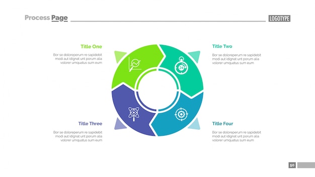 Circle Infographics Slide Template – Download Free Stock Photo