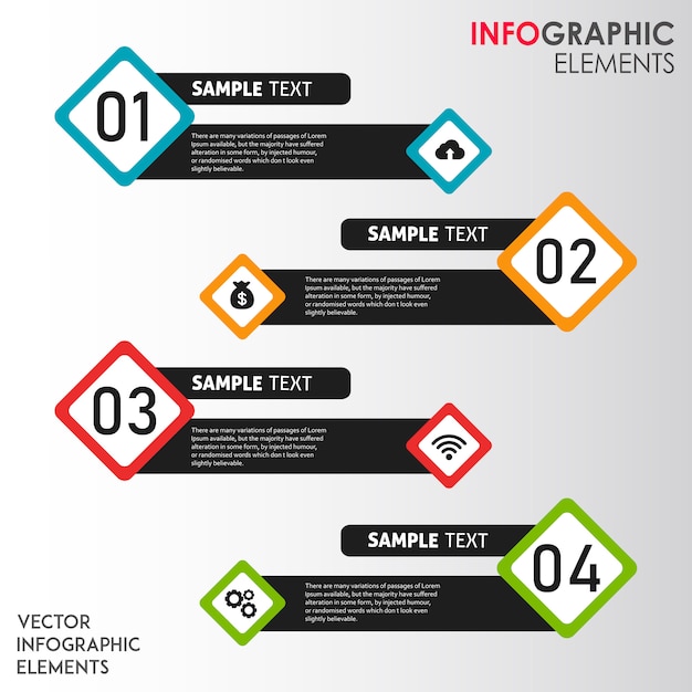 Colorful Vector Infographic Designs – Free Download