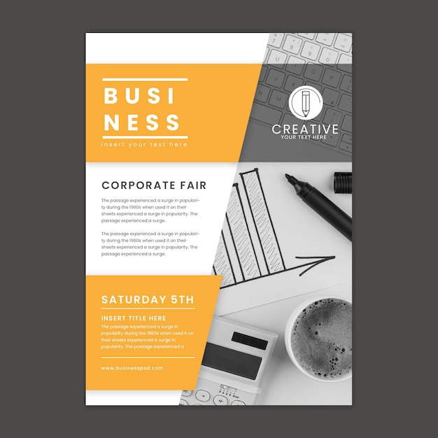 General Business Poster Template – Free Download