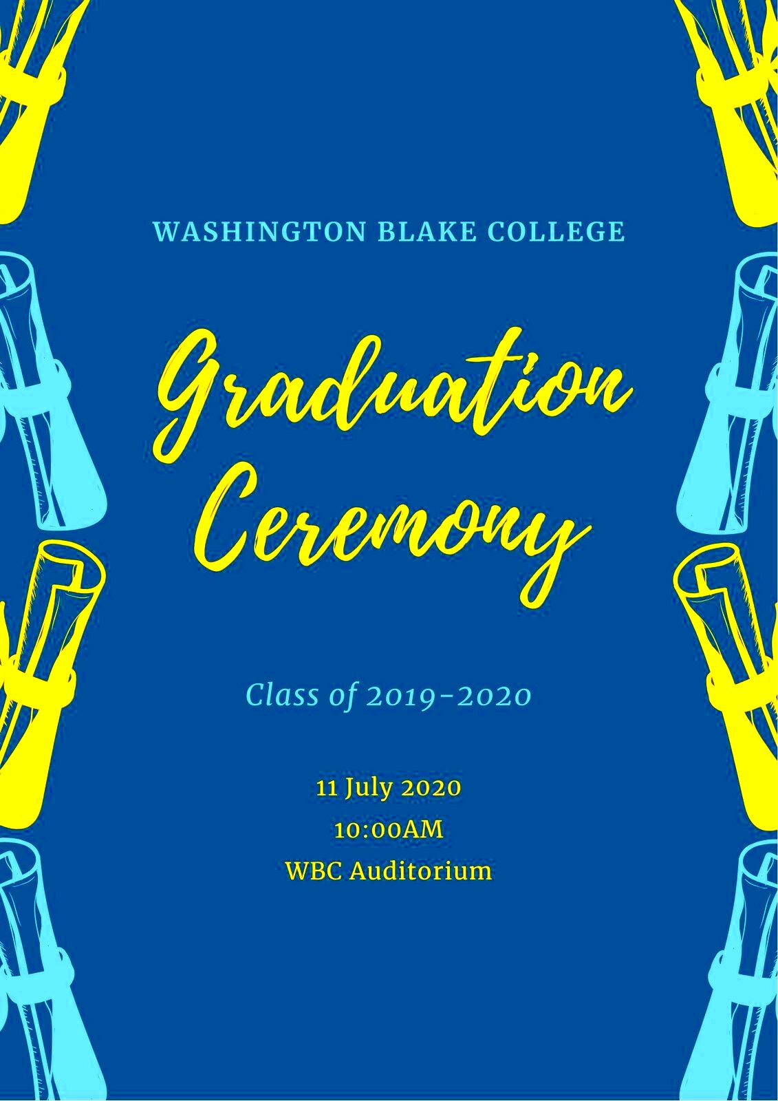 Customize 71 Graduation Programs Templates Online Canva