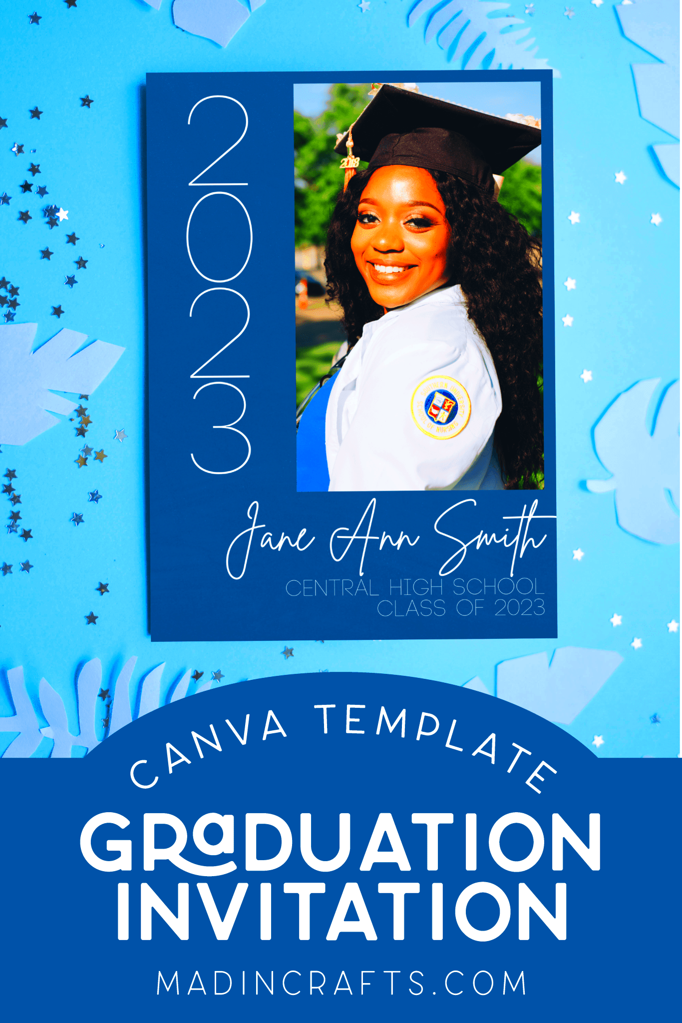 FREE CANVA GRADUATION INVITATION TEMPLATE Printables Mad in Crafts