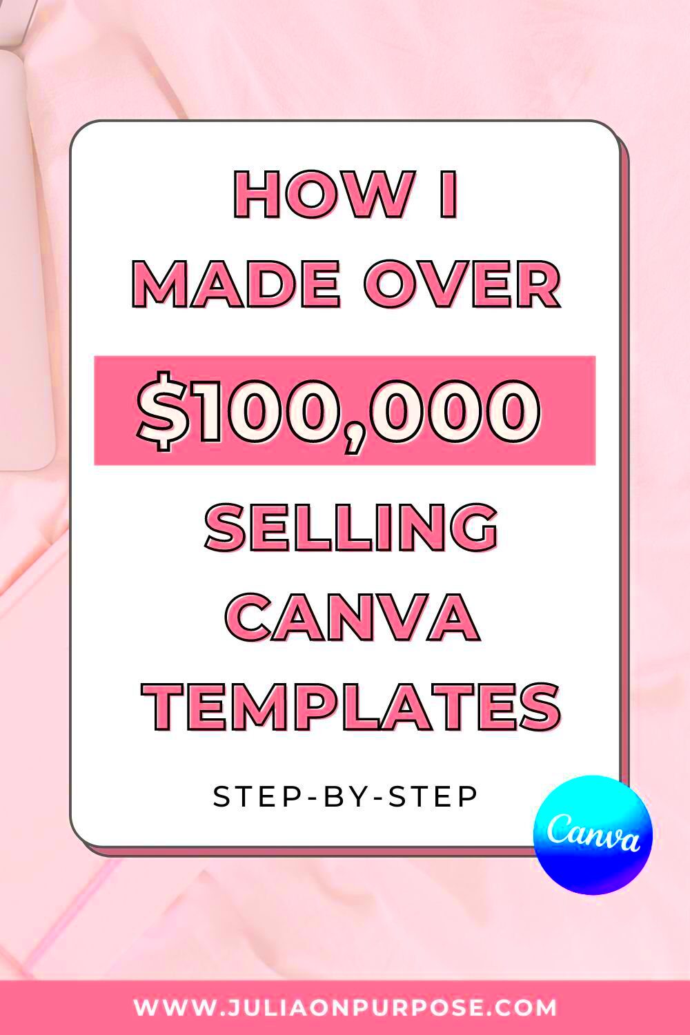 How to create and sell Canva Templates StepbyStep Julia On Purpose